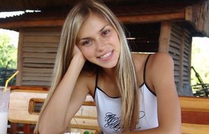 Laura Loves Katrina pics collection featuring Katrina in lesbian love scene